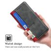 Realme P3 Ultra 5G Leather Phone Case - Red & Black Contrast Buckle - 5