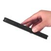 Realme GT 7 Global Flip Leather Phone Case - Carbon Fiber Texture Black - 7