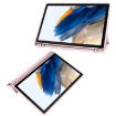 Samsung Galaxy Tab A8 Pink 3-Fold Acrylic Smart Leather Case - 3