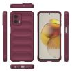 Motorola Moto G73 5G Magic Shield TPU + Flannel Case - Dark Grey - 3