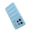 Motorola Edge 50 Neo Magic Shield TPU Flannel Case - Light Blue - 4
