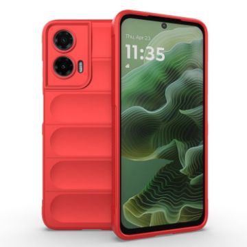 Moto G35 5G Global Red Magic Shield TPU + Flannel Case - 1