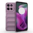 Motorola Moto G15 4G Global Magic Shield TPU Flannel Case Purple - 1