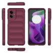 Motorola Moto G55 5G Global Magic Shield TPU Flannel Case Wine Red - 3