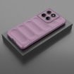 Motorola Edge 60 Fusion 5G Global Phone Case - Purple TPU + Flannel Cover - 2