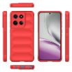 Motorola Edge 60 Stylus 5G Red TPU + Flannel Phone Case - Global Magic Shield - 3