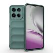 Motorola Edge 60 Stylus 5G Case - Magic Shield TPU + Flannel (Dark Green) - 1