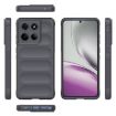 Motorola Edge 60 Stylus 5G Case - Magic Shield TPU + Flannel (Dark Grey) - 3
