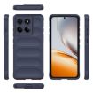 Motorola Edge 60 Pro 5G Dark Blue TPU + Flannel Phone Case - 3