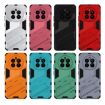 Realme 12+ 5G Punk Armor Red Phone Case with Holder - PC + TPU - 7