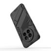 Realme 12+ 5G Punk Armor Phone Case with Holder - Green PC + TPU - 6