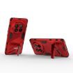 Realme 12 Pro 5G Red Punk Armor Phone Case with Holder - PC + TPU - 4