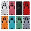 Realme 12 Pro 5G Punk Armor Phone Case with Holder - Orange - 7