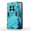 Realme 12 Pro 5G Punk Armor PC + TPU Phone Case with Holder - Blue - 1