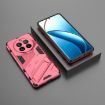 Realme 12 Pro 5G Punk Armor PC + TPU Case with Holder Light Red - 2