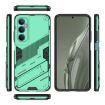 Realme C65 4G Global Punk Armor Phone Case with Holder - Green - 3