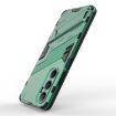 Realme C65 4G Global Punk Armor Phone Case with Holder - Green - 5