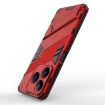 Realme C63 4G Global Punk Armor Phone Case with Holder - Red - 5