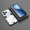 Realme C63 4G Global Punk Armor Phone Case with Holder - White - 2