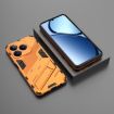 Realme C63 4G Global Punk Armor Phone Case with Holder - Orange - 2