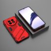 Realme 13 Pro 5G Punk Armor Red Phone Case with Holder - PC + TPU - 2