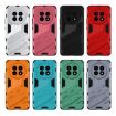 Realme 13 Pro 5G Punk Armor Red Phone Case with Holder - PC + TPU - 7