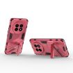 Realme 13 Pro 5G Punk Armor Phone Case with Holder - Light Red - 4