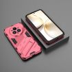 Realme 14 Pro+ 5G Punk Armor Phone Case with Holder - Light Red - 2