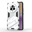 Realme 14 Pro 5G Punk Armor PC + TPU Phone Case with Holder - White - 1