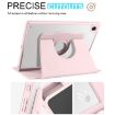 Samsung Galaxy Tab A8 Sand Pink 360 Rotation Leather Case - 4