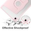 Samsung Galaxy Tab A8 Sand Pink 360 Rotation Leather Case - 5