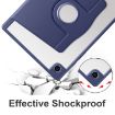 Samsung Galaxy Tab A8 Dark Blue 360 Rotation Leather Case - 5