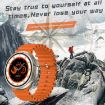 Z78 Ultra 1.52" HD Smart Watch with Heart Rate & Blood Oxygen - Orange - 6