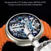 Z78 Ultra 1.52" HD Smart Watch with Heart Rate & Blood Oxygen Monitor (Grey) - 3