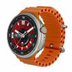 V3 Ultra Max 1.6" TFT Smart Watch with Voice Calls & Blood Oxygen - Orange - 1