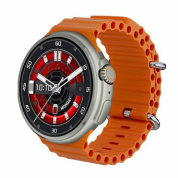 V3 Ultra Max 1.6" TFT Smart Watch with Voice Calls & Blood Oxygen - Orange - 1
