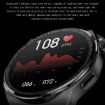 KT62 Smart Watch - 1.36" TFT, Bluetooth Call, Blood Oxygen, Leather Strap - 9