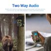 ESCAM QF380 4MP Solar Wildlife Hunting Camera, 4G US Version, Camouflage - 4