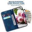 Tecno Camon 40 Pro 4G Blue Butterfly Rose Leather Phone Case - 5