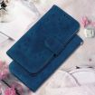 Tecno Spark 30 Pro Blue Butterfly Rose Embossed Leather Phone Case - 2