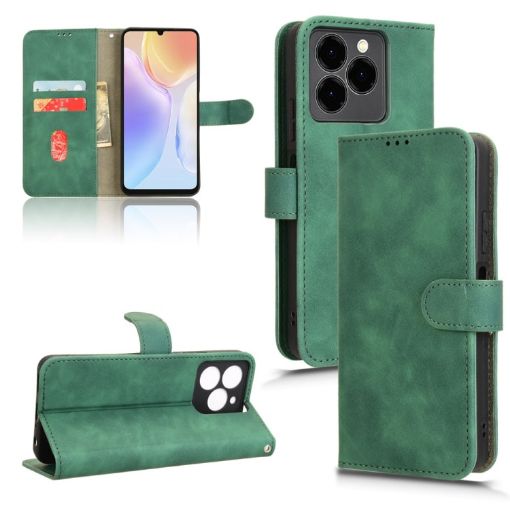 Ulefone Note 20 Pro Green Magnetic Flip Leather Phone Case Cover - 1