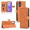 Ulefone Note 21 Brown Magnetic Flip Leather Phone Case Skin Feel - 1