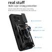 Motorola Edge 40 Pro Phone Case Blue - Sliding Camera Cover TPU+PC Design - 2