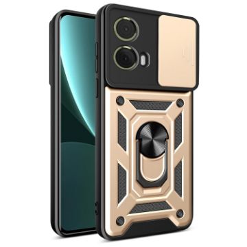 Motorola Moto G85/S50 Neo Gold Sliding Camera Cover TPU+PC Case - 1