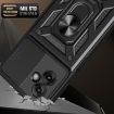 Motorola Moto G55 Phone Case Silver - Sliding Camera Cover TPU+PC Design - 5