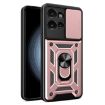 Motorola Edge 50 5G Case Rose Gold - Sliding Camera Cover TPU+PC - 1