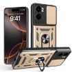 Moto G05 Gold Phone Case with Sliding Camera Cover TPU+PC Design - 1