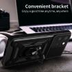 Moto G 2025 Phone Case Black - Sliding Camera Cover TPU+PC Design - 7