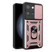 Moto G 2025 Rose Gold TPU+PC Case with Sliding Camera Cover - 1