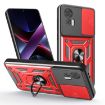 Motorola Edge 30 Neo Red TPU+PC Case with Sliding Camera Cover - 1